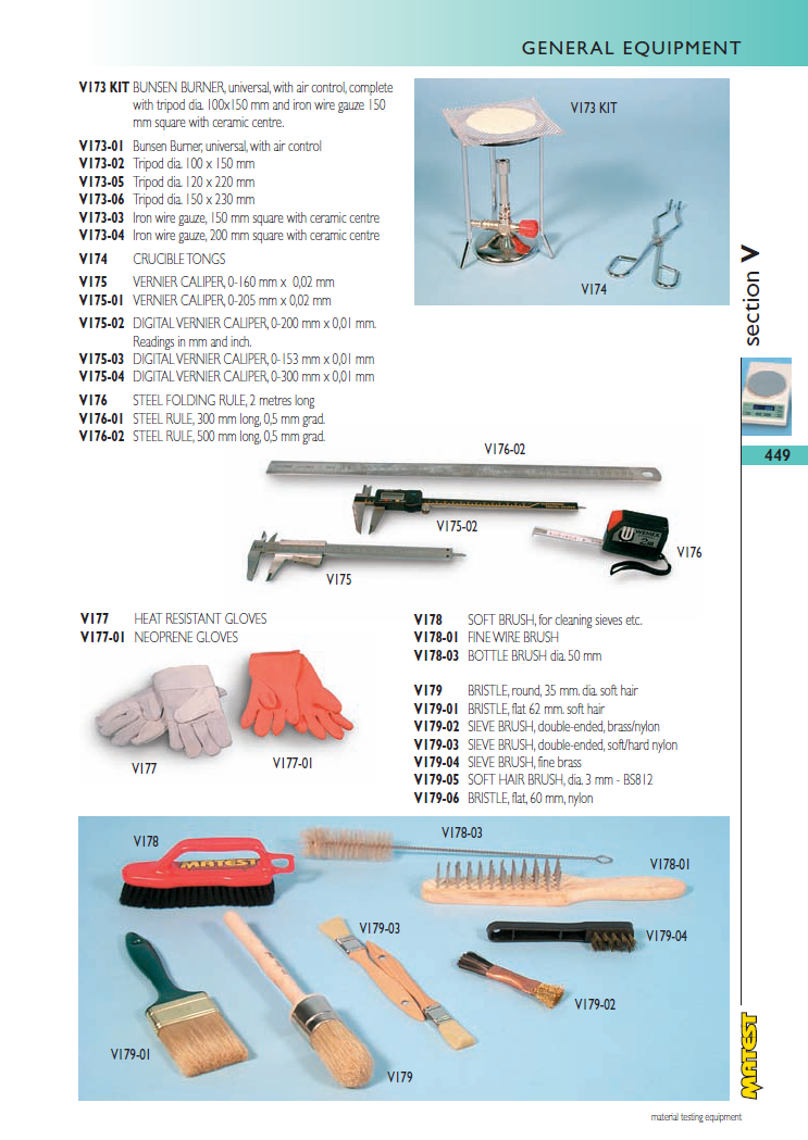 Matest laboriseadmete tootekataloog, lk 449