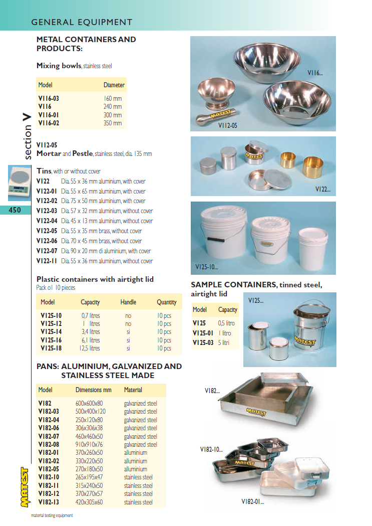 Matest laboriseadmete tootekataloog, lk 450