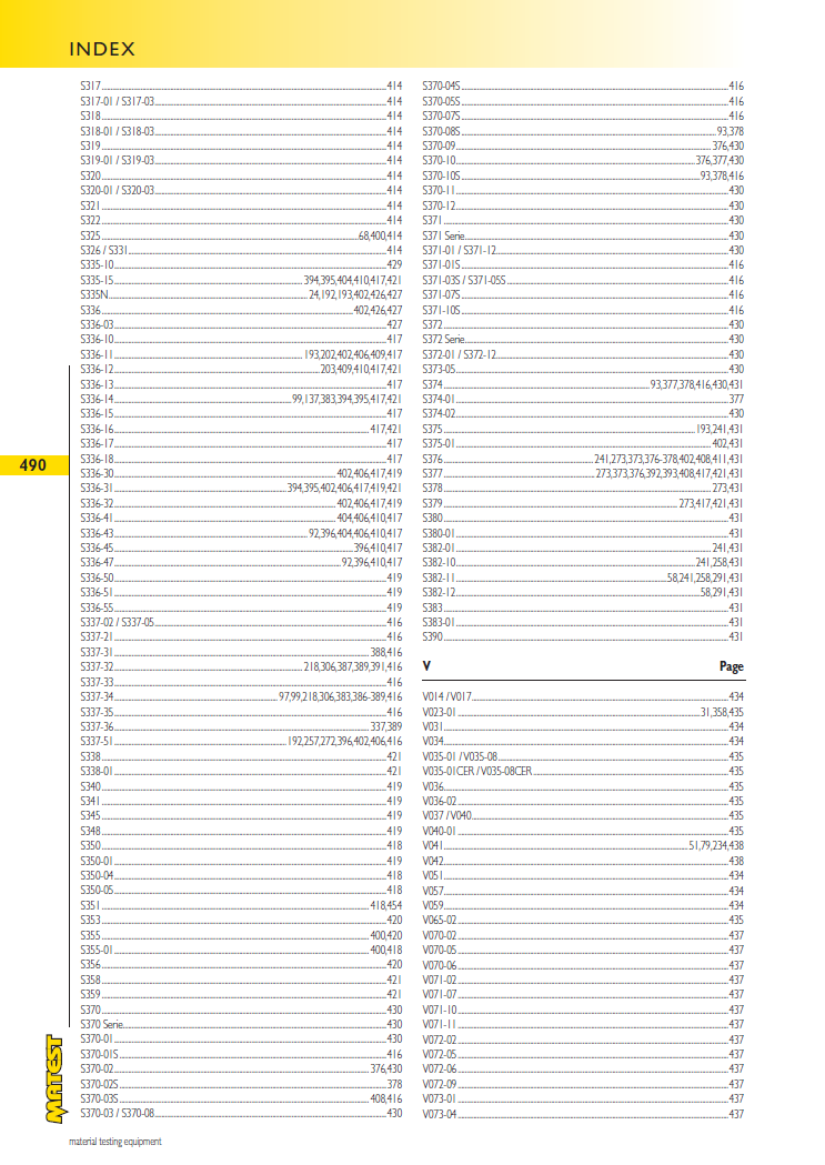 Matest laboriseadmete tootekataloog, lk 490